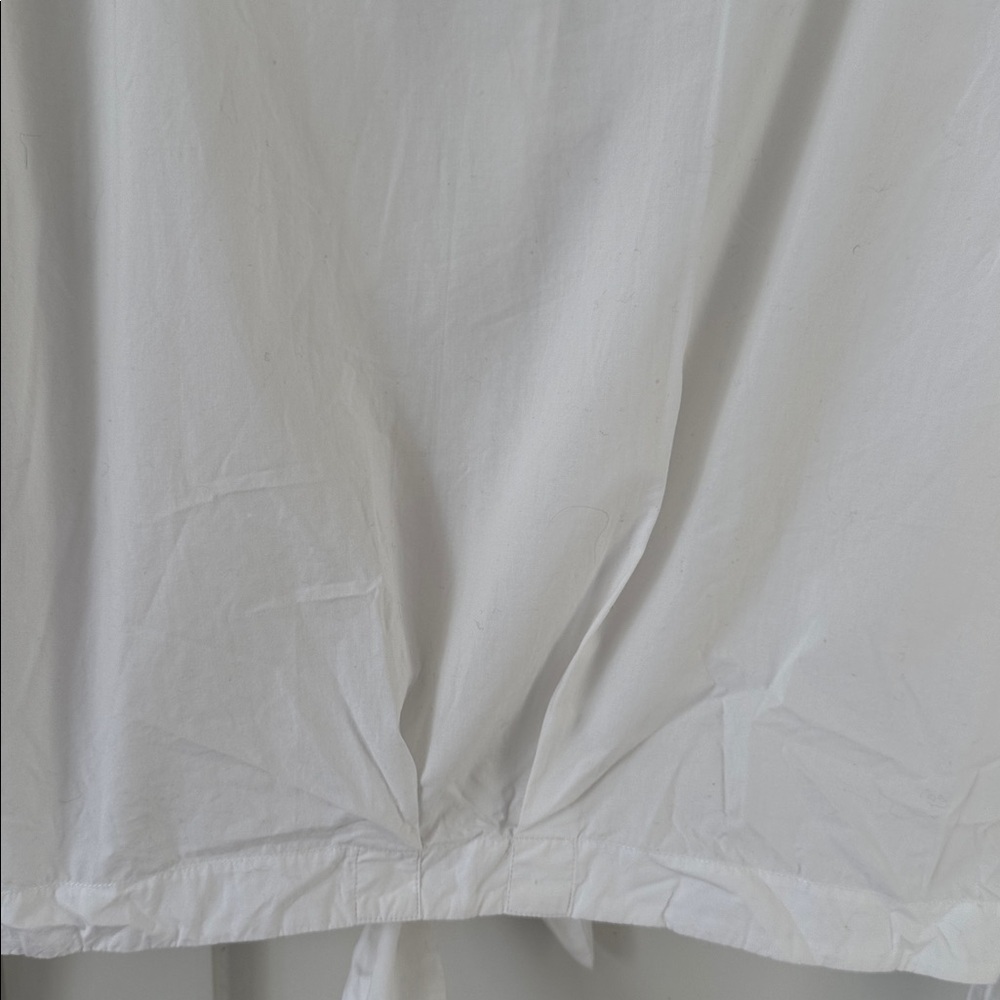 FRANCES VALENTINE Ellie Cropped Button-Front Shirt Size L - Picture 9 of 11